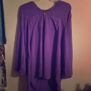 Purple plain top